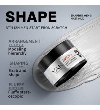 Vak Matte Finished Hair Styling Clay Daily Use Mens High Strong Hair Styling Wax 100g